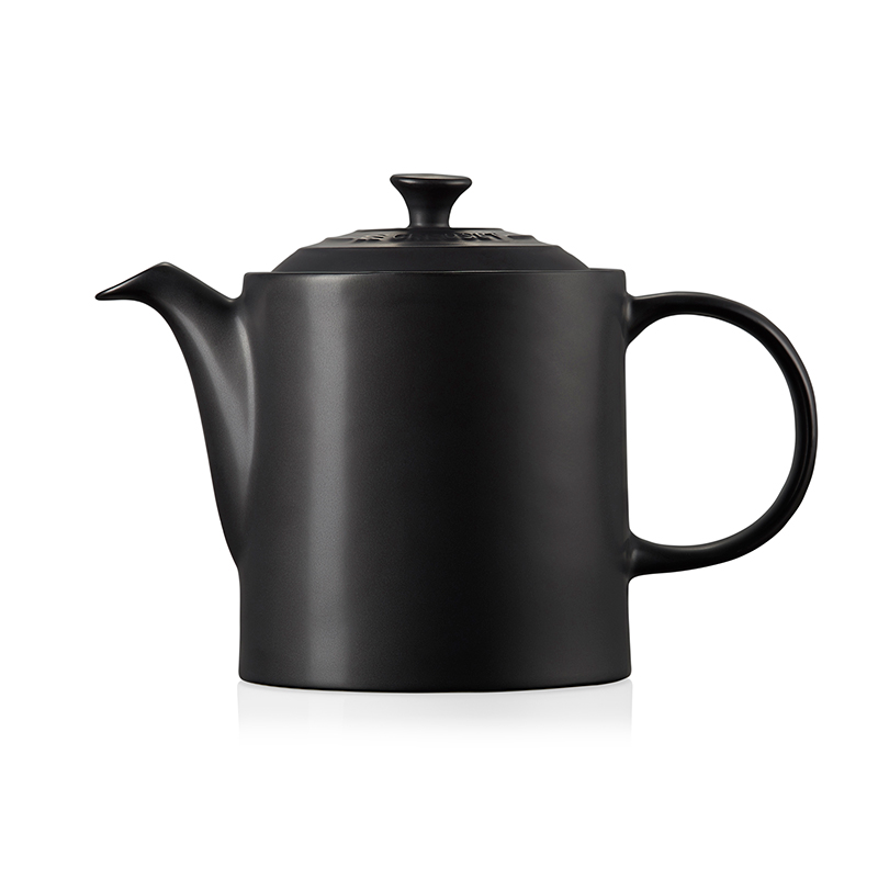 Stoneware Grand teapot, 1.3 litre, Satin Black-2