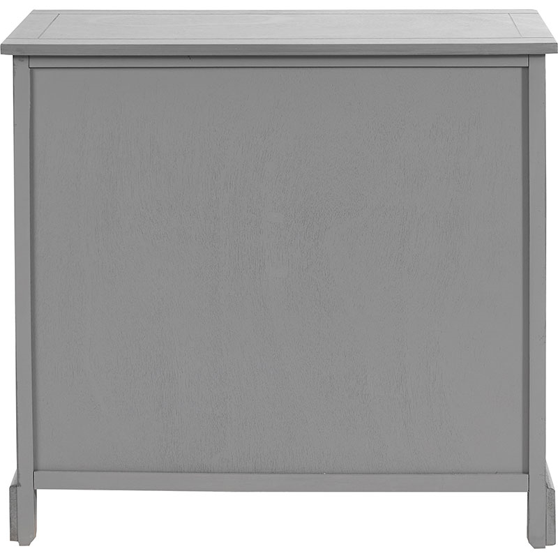 Devonshire 2 Drawer Basket Unit, Grey-4