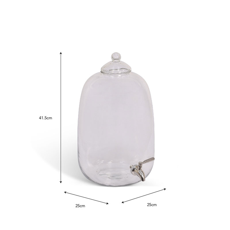 Sunshill Drink Dispenser, 14L, Clear-4