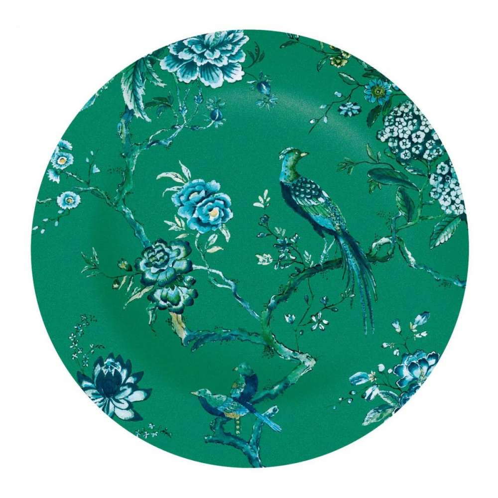 Chinoiserie Green Dinner plate, 27cm-0