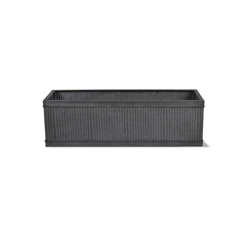 Vence Small window box, H18 x W60 x D20cm, Steel-1