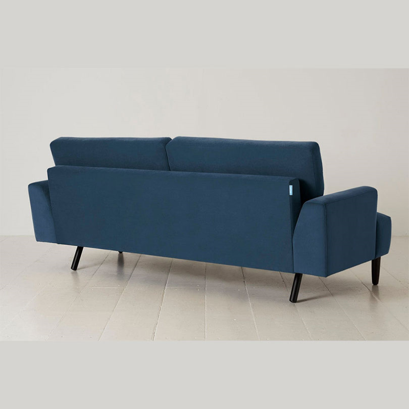 Model 05 3 Seater Velvet Sofa, Teal-3