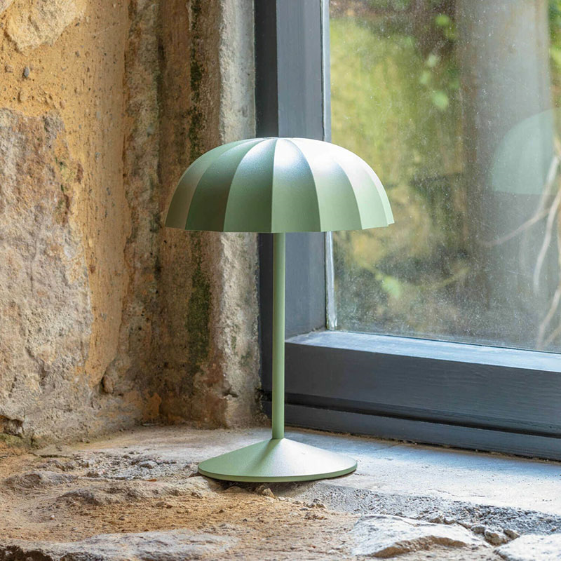 Umbrella Outdoor Light, H23cm, Green-0