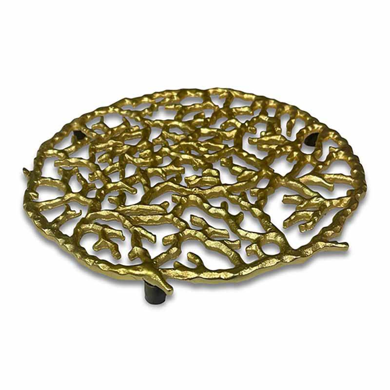 Coral Trivet, D23cm, Gold-1