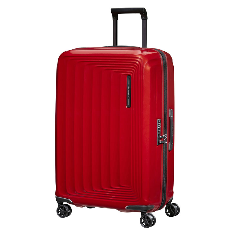 Nuon Suitcase, H69 x L45 x W28/31cm, Metallic Red-0