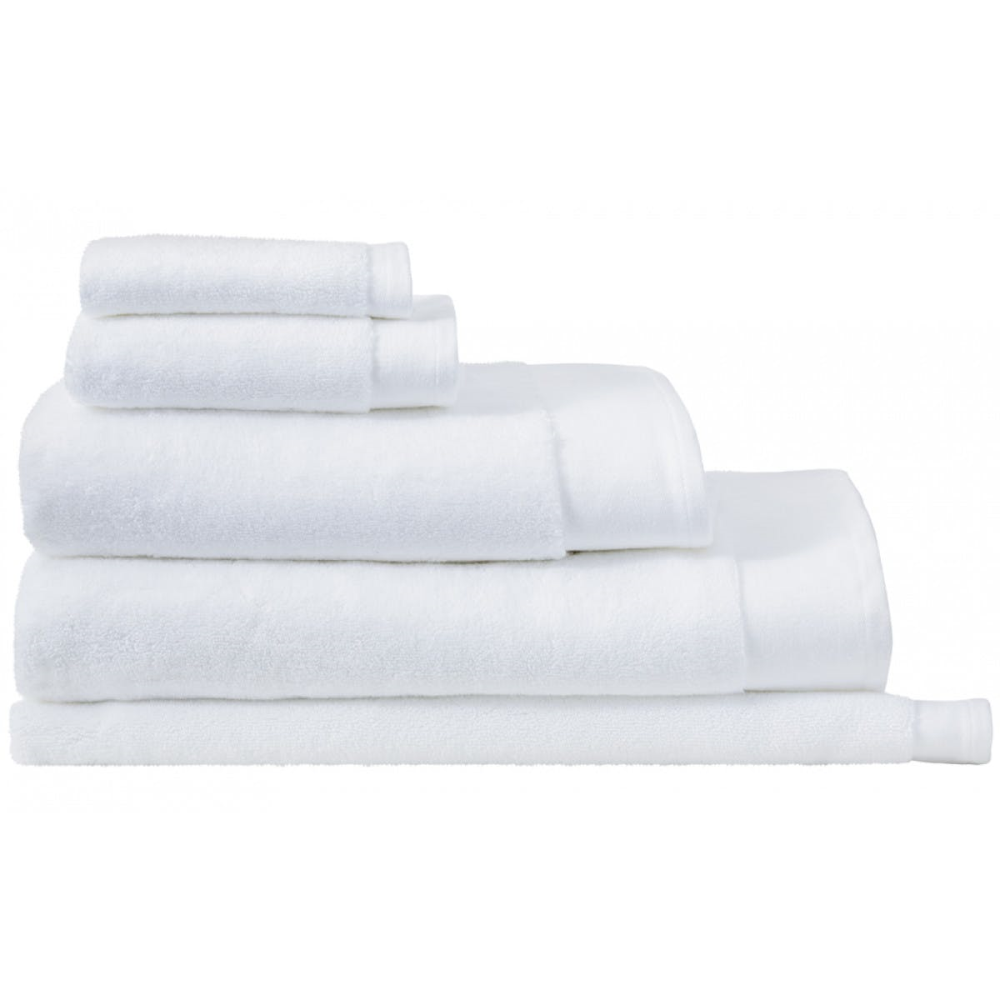 Retreat White Bath towel, 69 x 137cm, White-0