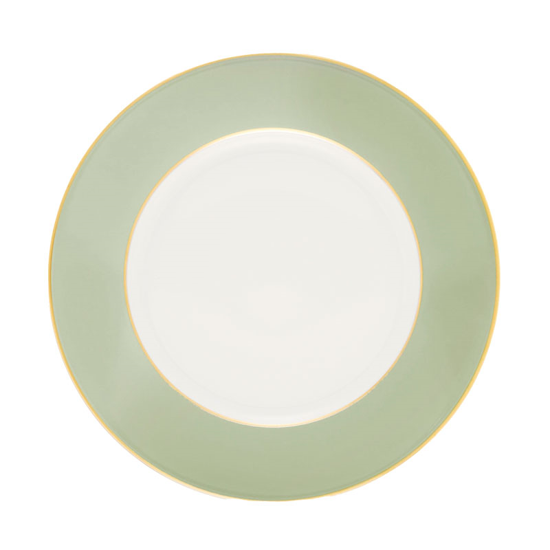 Sous Le Soleil Dinner Plate, D27.5cm, Matt Gold Classic Celadon-0