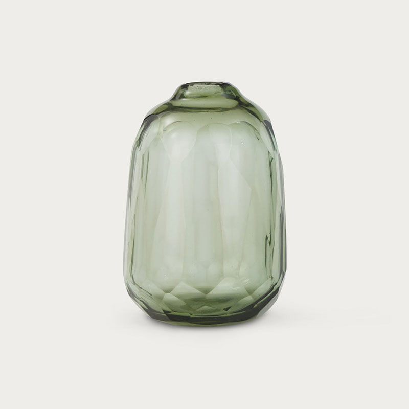 Giselle Vase, H25.5cm, Green-0