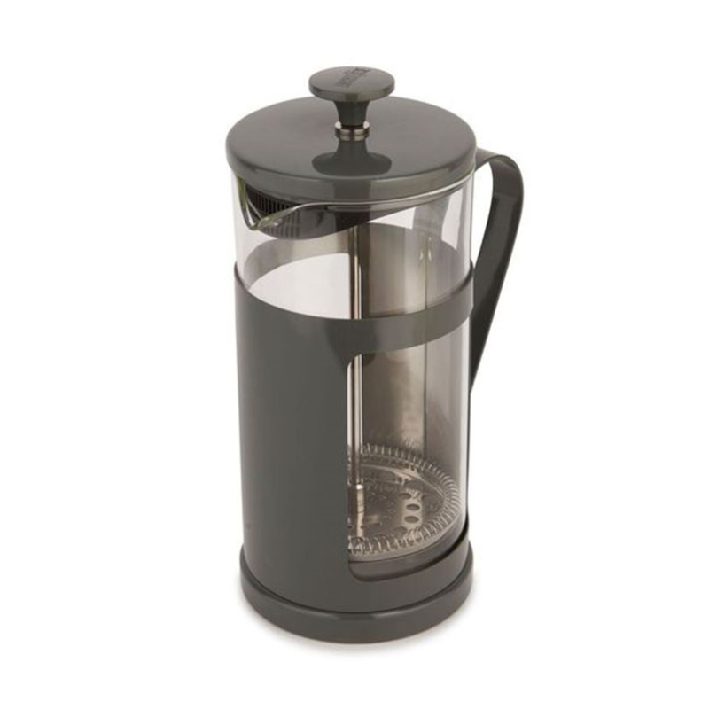 Monaco Stainless Steel Cafetière, 8 Cup, Grey-4