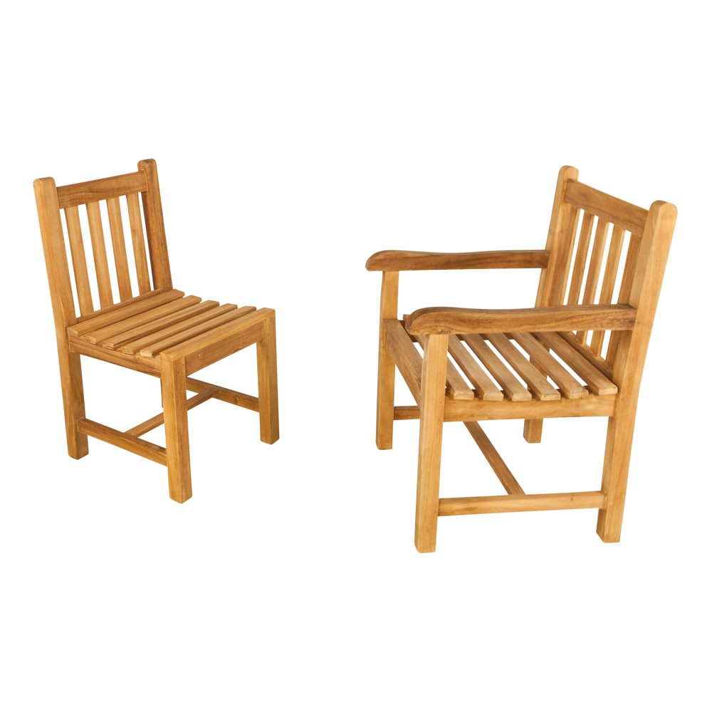 Riverbank Dining Chair, Teak-3