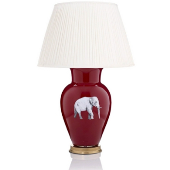 Lamp Base, Elephant in the Room, Red, Large, 48 x 28cm-0