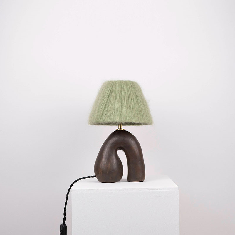 Hannah Simpson Studio 'Opposee' Table Lamp, 33cmx 20cmx 20cm, Satin Brown-1