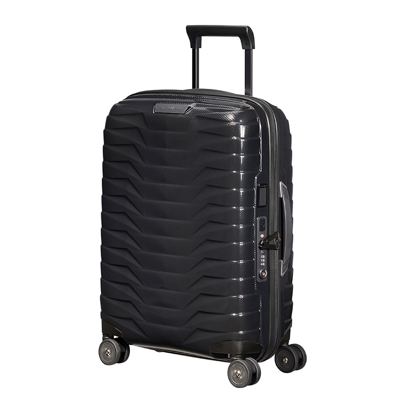 Proxis Cabin Suitcase, H55 x L40 x W20/23cm, Black-0