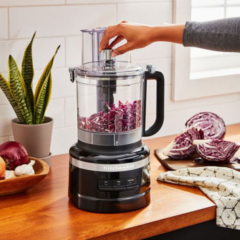 Food Processor, 3.1 L, Matte Black-2