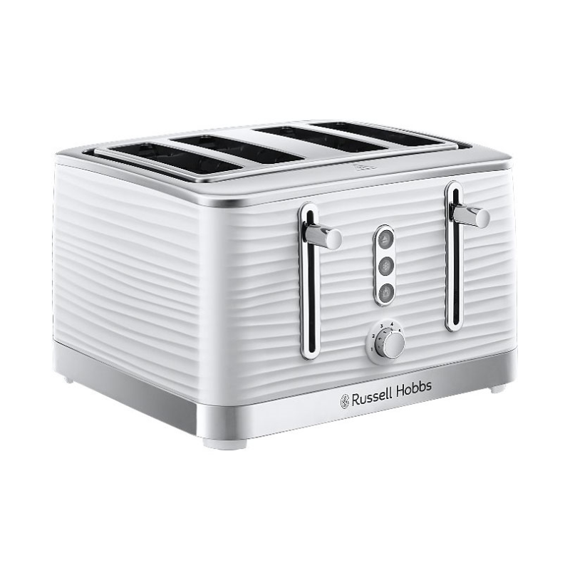 Inspire 4 Slot Toaster, White-0