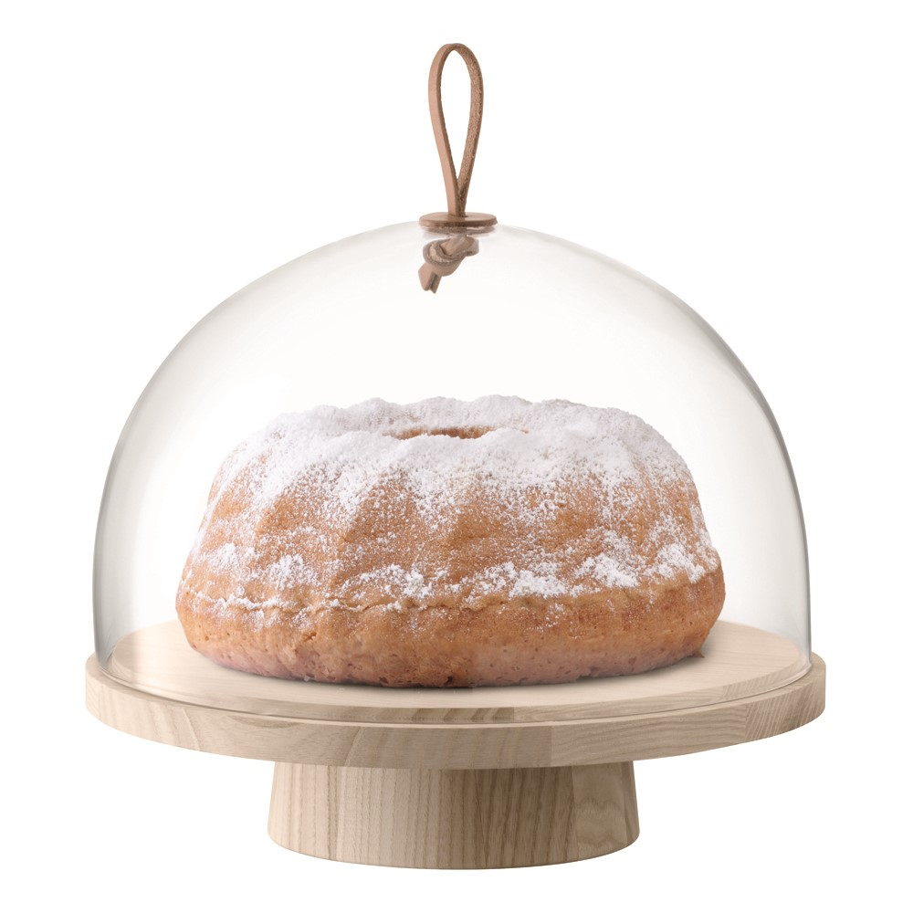 Ivalo Ash stand & dome, 28cm/H23cm, clear-1