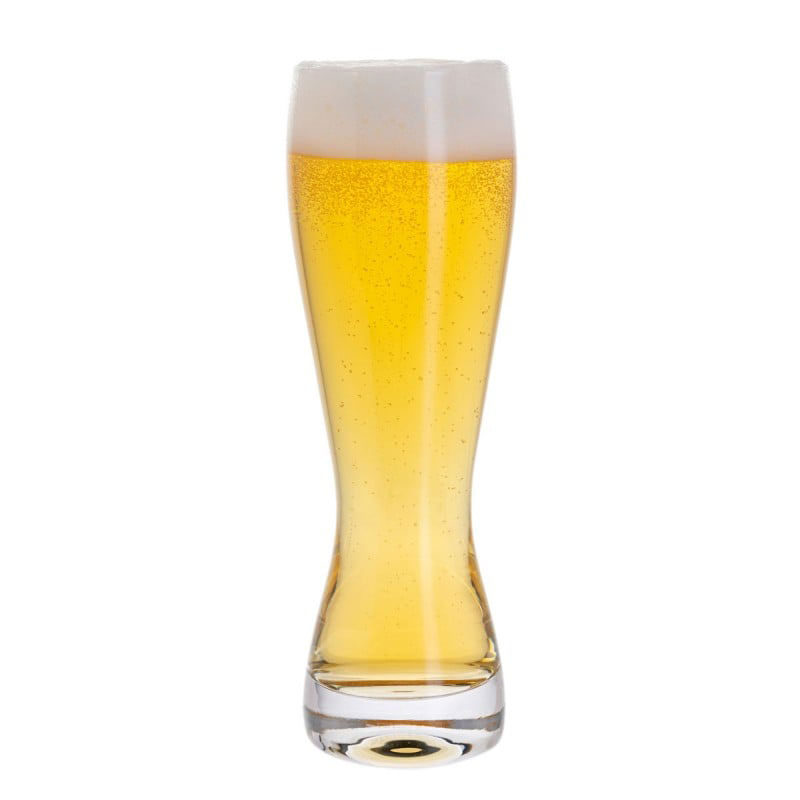 Wine and Bar Set of 2 Beer Glasses, 390ml, Clear-1