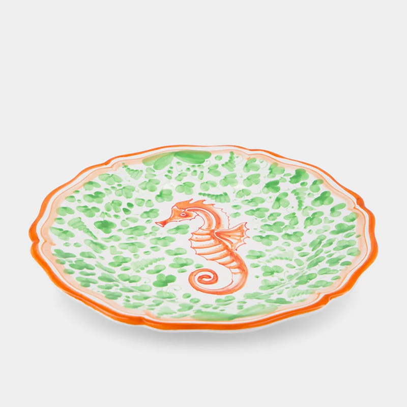 Menagerie D’été Plate, D28cm, Green-1