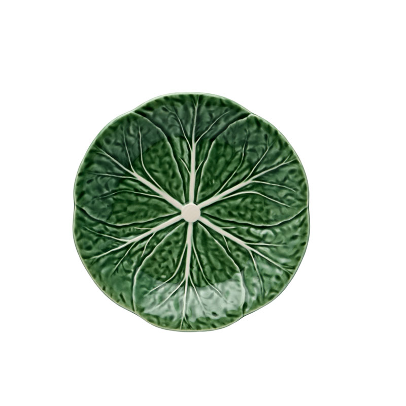 Cabbage Side Plate, D19cm, Green-0