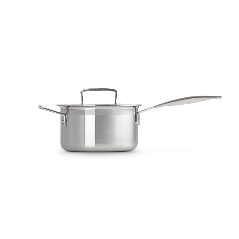 3 Ply Stainless Steel - Uncoated Saucepan, 16cm - 1.9 litre-2