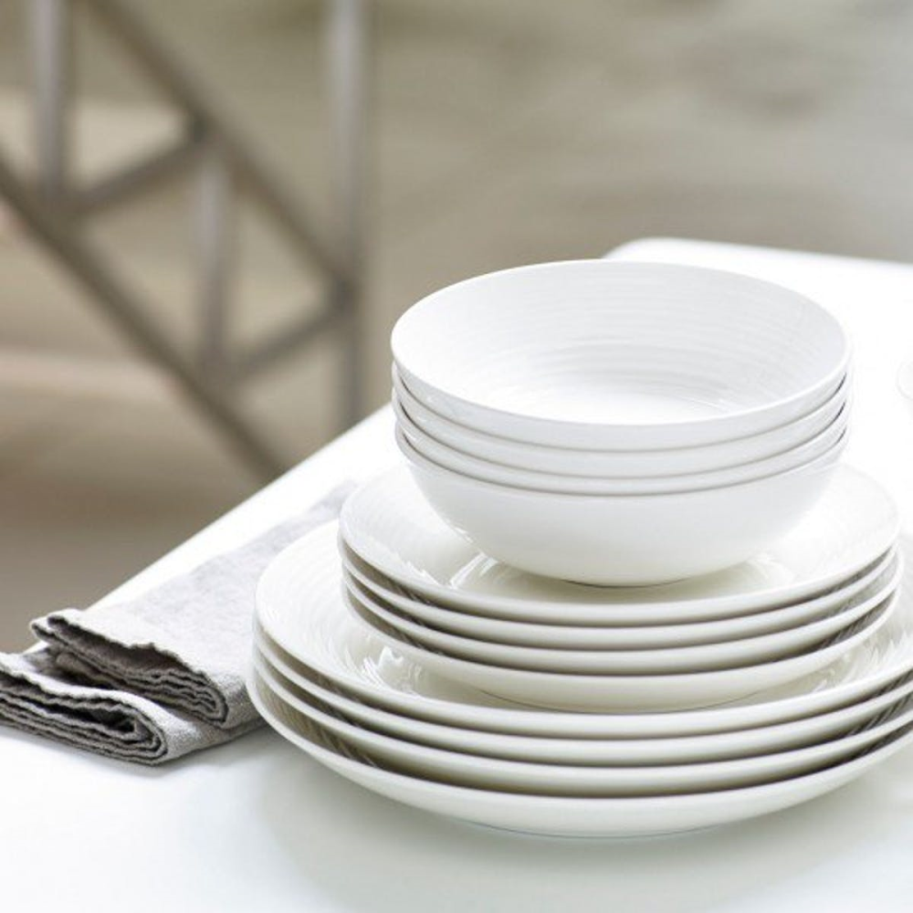 Gordon Ramsay - Maze 12 piece dinner set, White-1