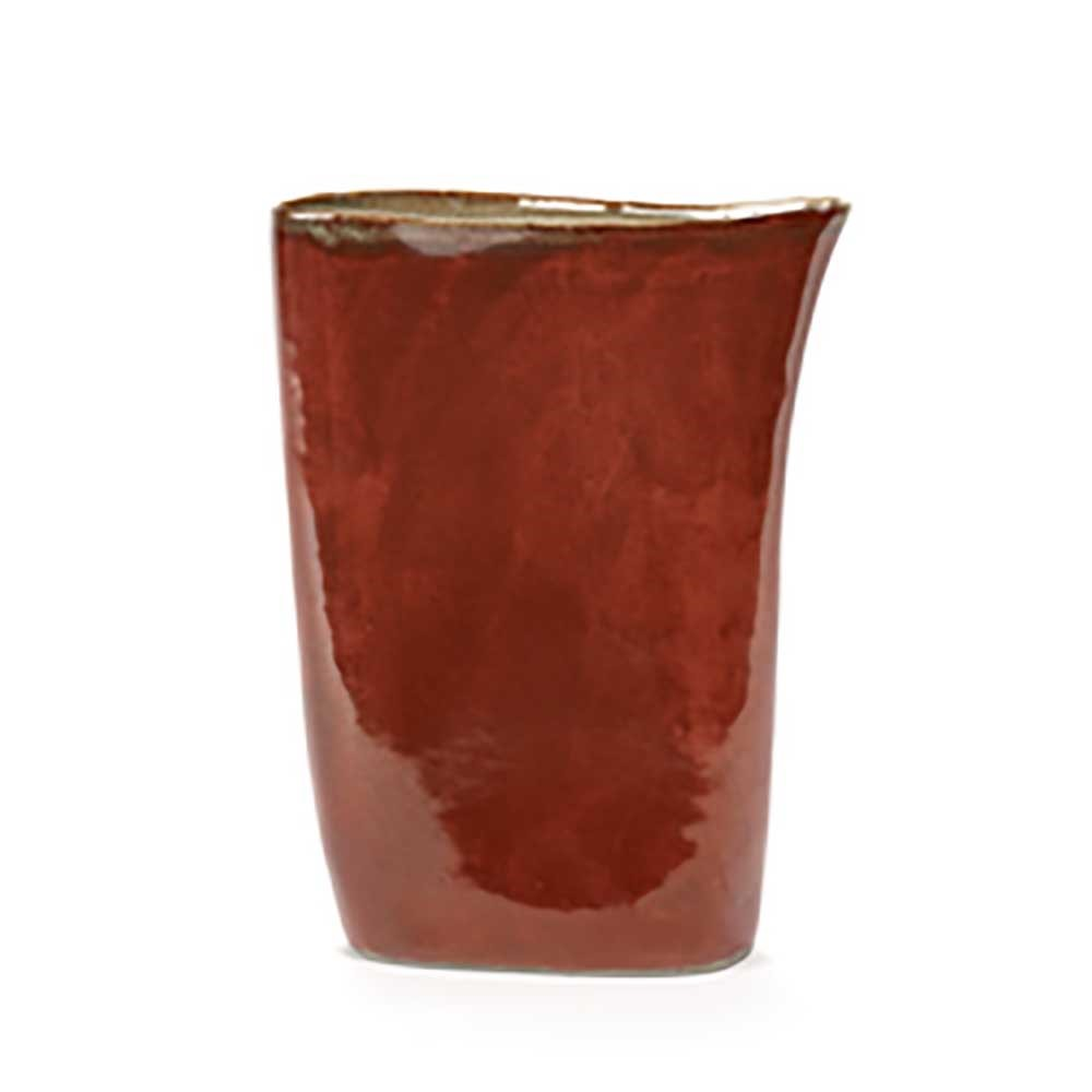 Teres High vase, L26cm, Rust-0