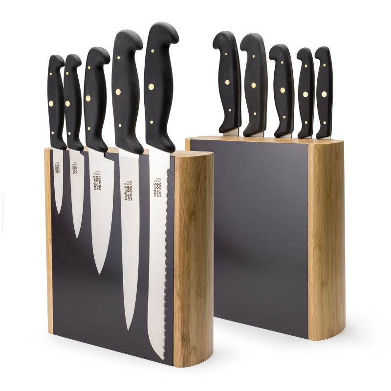 Professional Series Magnetic 5 Piece Knife Block Set, Black-3