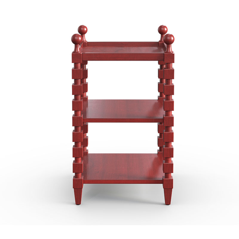 Huxley Side Table, H79 x W46 x D46cm, Red-4