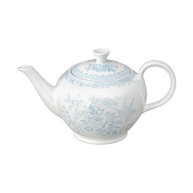 Asiatic Pheasants Teapot large, 7 cup, Blue-3