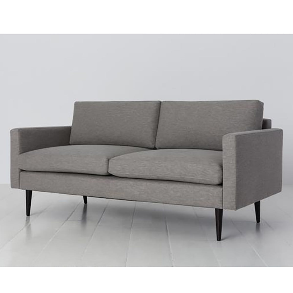 Model 01 2 Seater Linen Sofa, Shadow-3