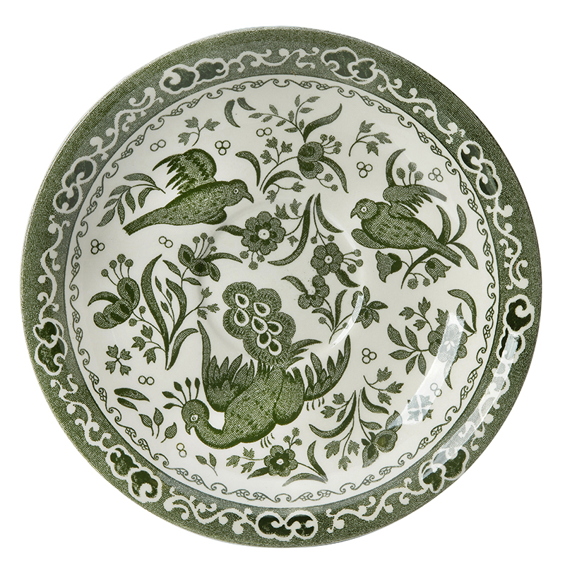 Regal Peacock Tea Saucer, D15cm, Green-0