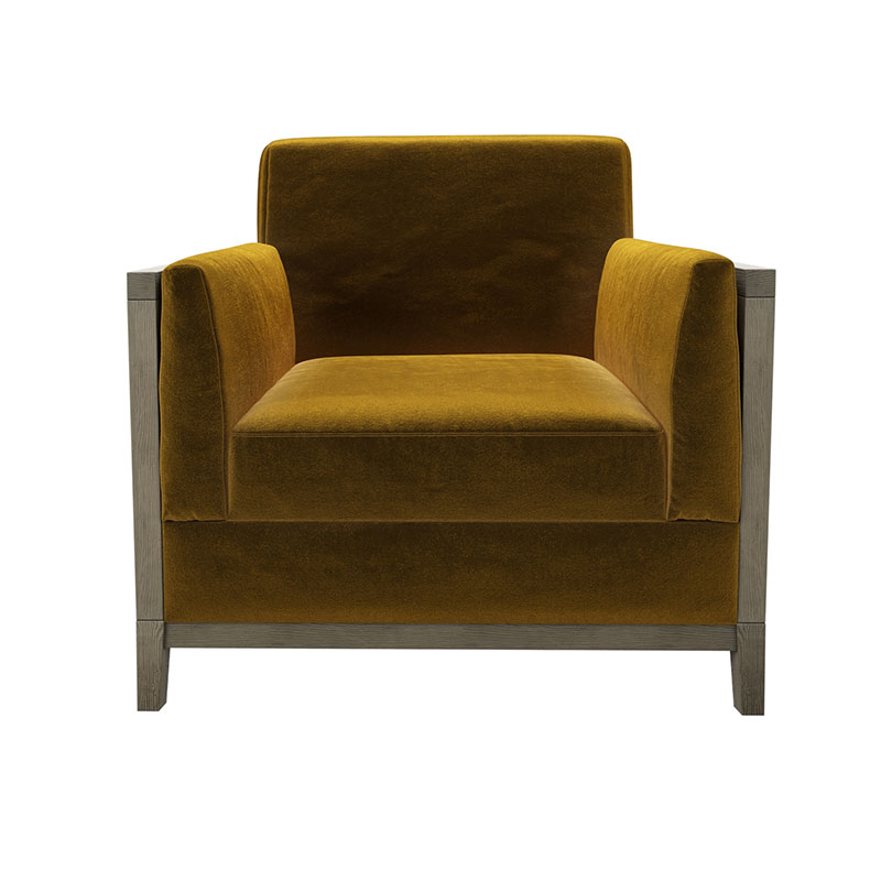 Chester Armchair, Nefertiti Gold-0