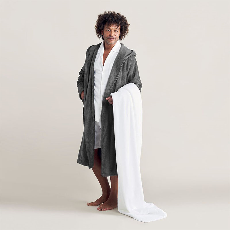 The Plush Bath Towel, Snow-1