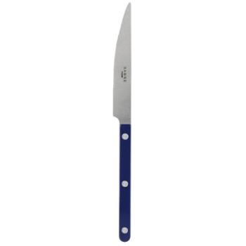 Bistrot Vintage Dinner Knife, L24cm, Blue-0