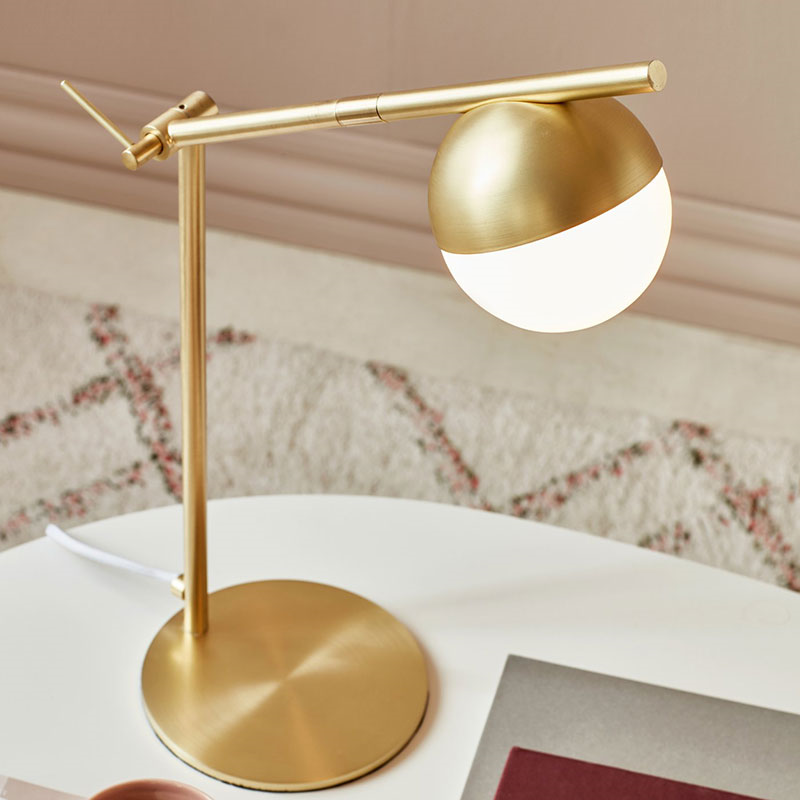 Contina Table Lamp, H48.5cm, Brass-0