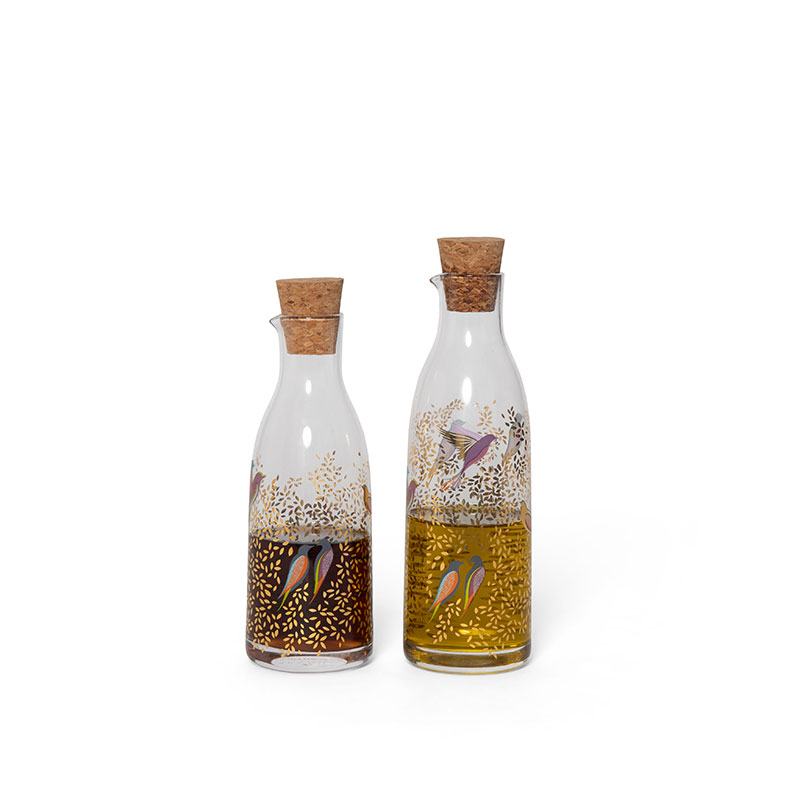 Chelsea Glass Oli & Vinegar Set, Gold-5