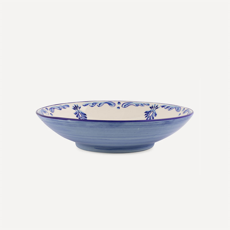 Eleanor Serving Bowl, Medium, Blue-1