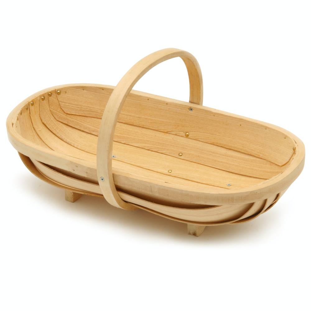 Traditional Wooden Garden Trug, Large, 57x27cm-0