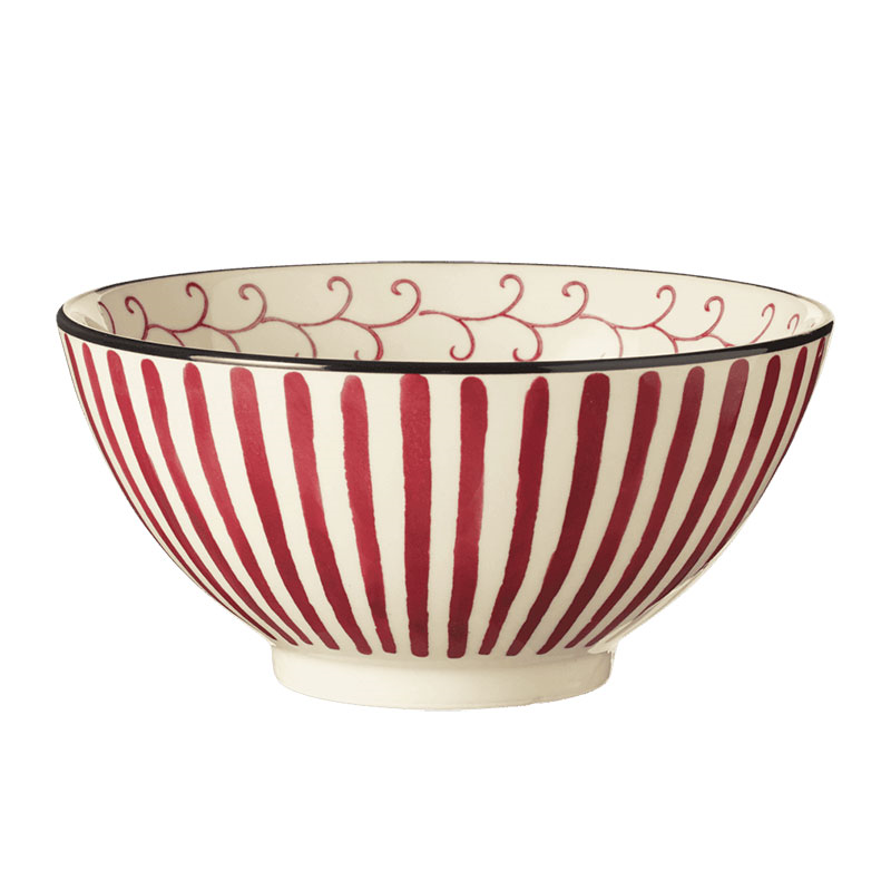 Kintaro Set of 4 Bowls, D16cm, Cochineal-0