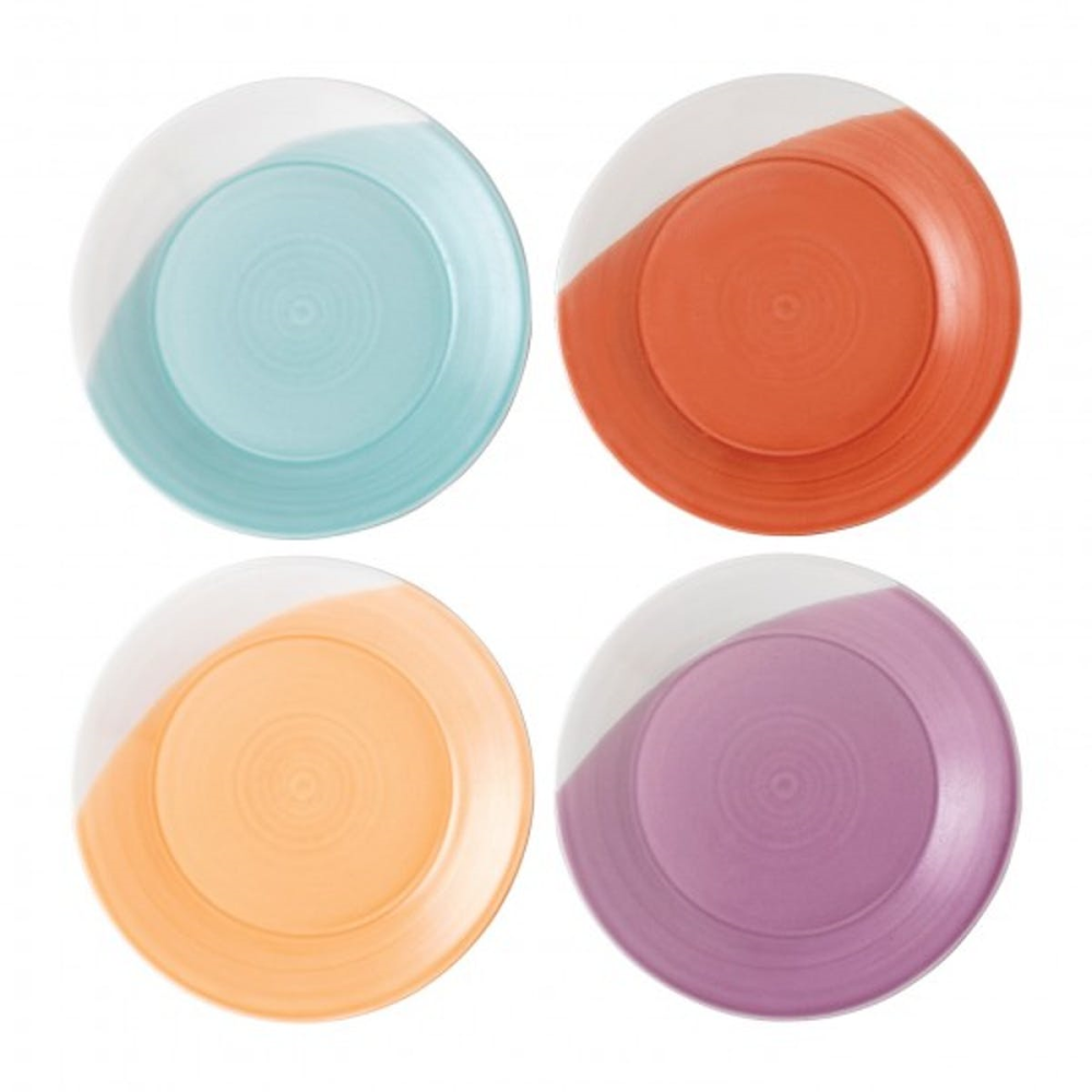 1815 Brights Set of 4 plates, 23cm, Mixed Colours-0