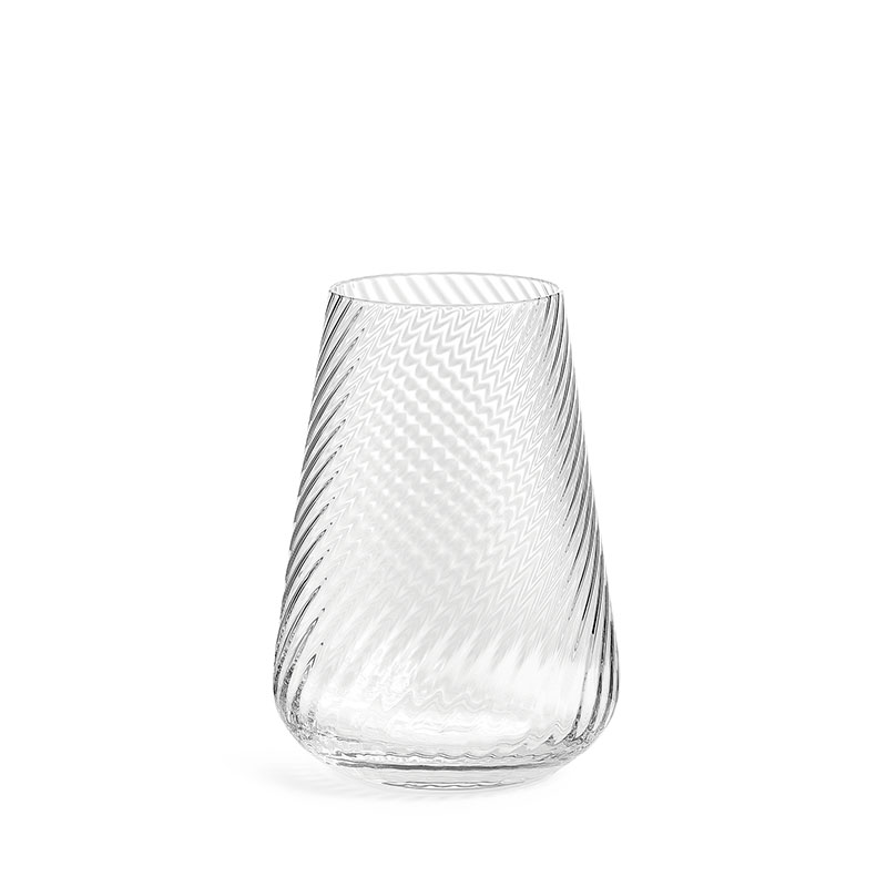 Vera Wang Swirl Set of 2 Highball Glasses, 440ml, Clear-2