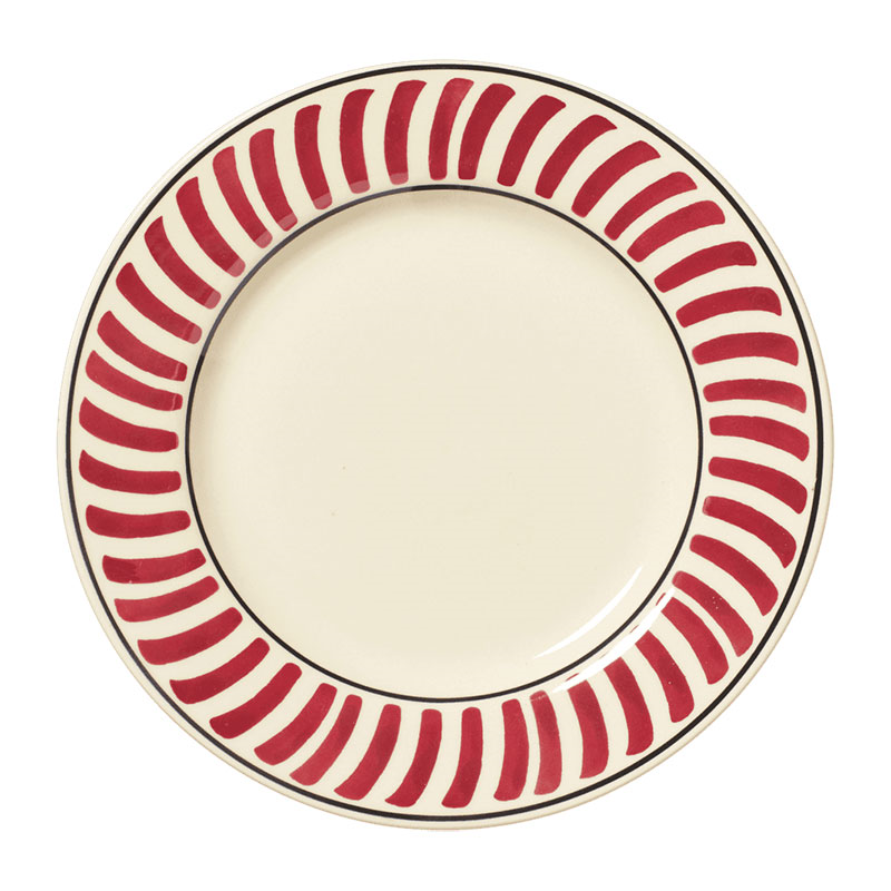 Kintaro Set of 4 Side Plates, D21cm, Cochineal-0