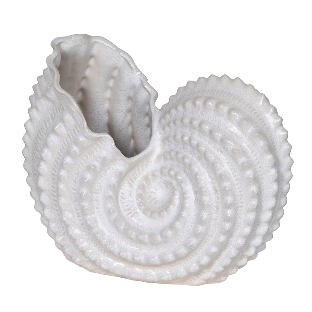 Shell Bowl, D40cm, White-0