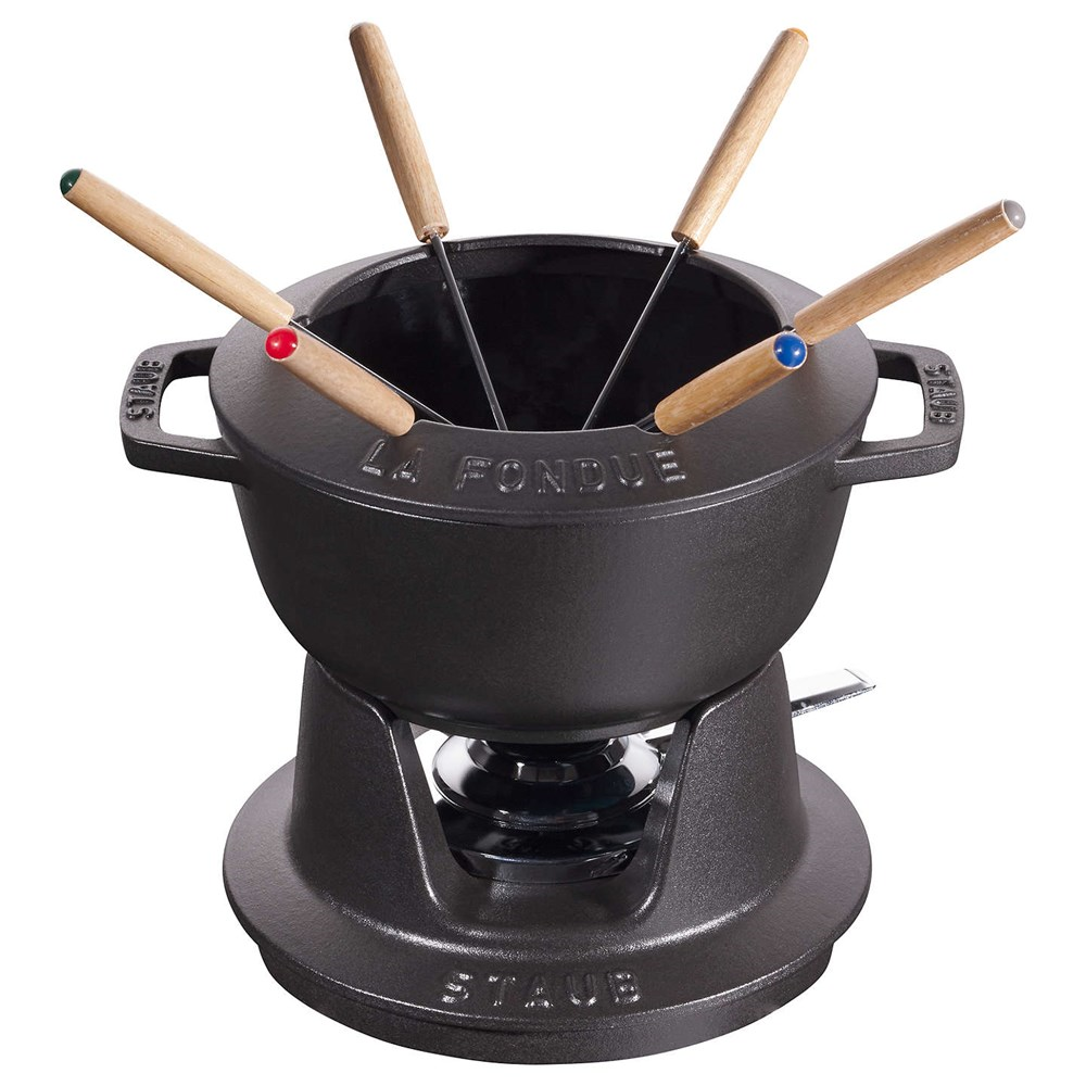 Fondue set, 18cm, black-0