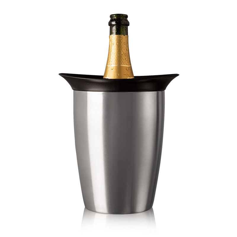 Active Champagne Cooler Elegant, Stainless Steel-8