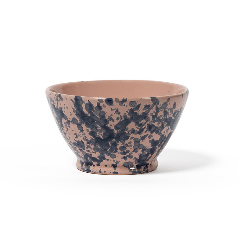 Splatter Bowl, D15cm, Blue and Pink-1