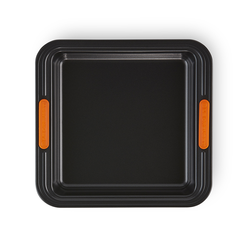 Bakeware Square cake tin, 23 x 4.5cm, Black-1