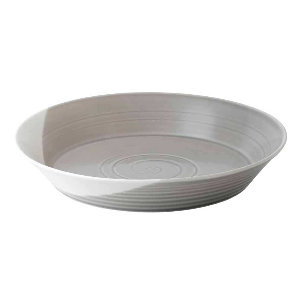 Bowls of Plenty Low serving bowl, 31.5cm, brown/grey-0