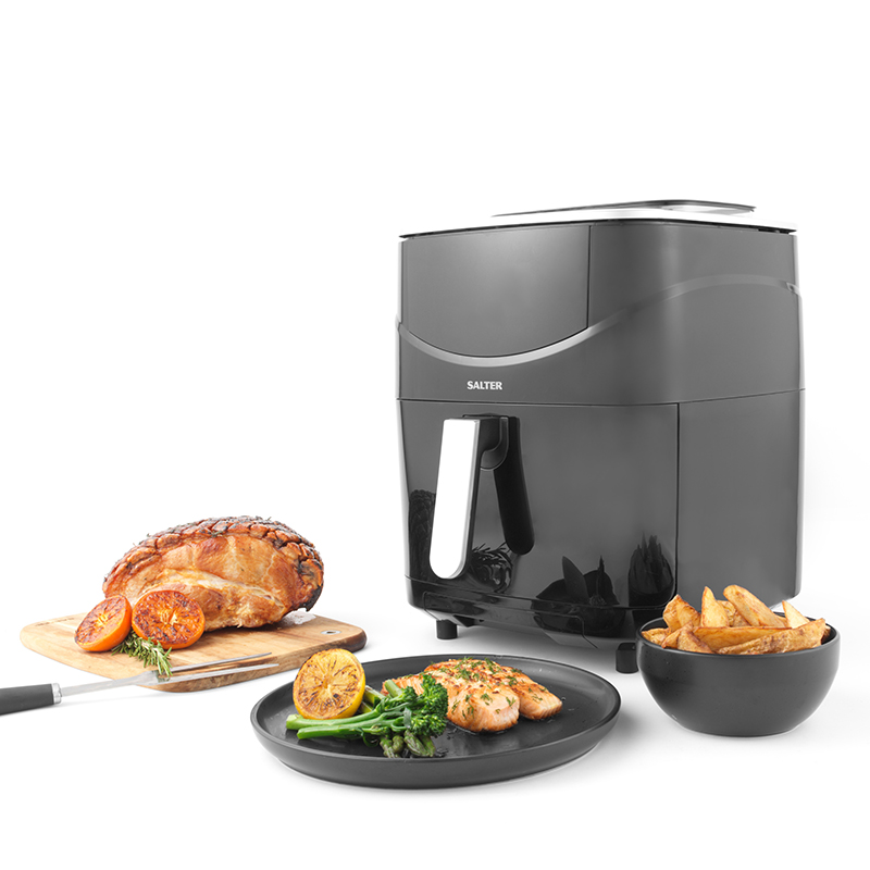 XL Digital Steam Air Fryer, 6.5, Black-0