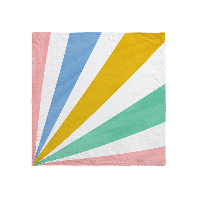 Le Cirque Linen Napkin, 50cm x 50cm, Multi-0